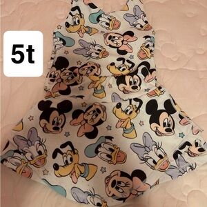 Disney Character Print Dress 5T